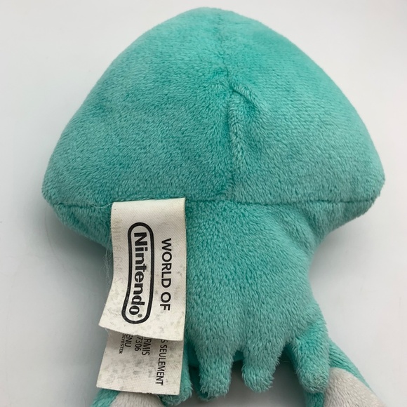 World of Nintendo Splatoon Cartoon Game Squid 8.5" Small Squid Plush - Picture 9 of 14